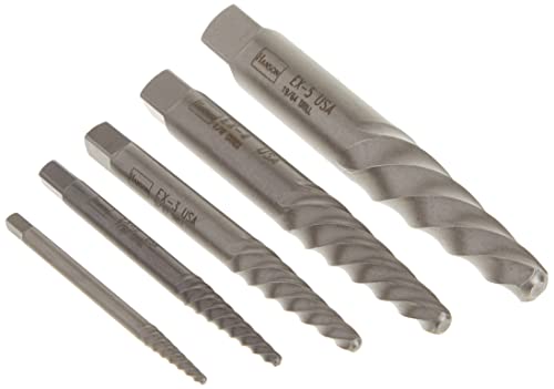 IRWIN 5-Piece Spiral Screw Extractor Set