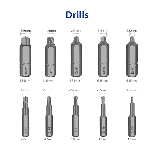 All-Purpose 22-Piece HSS Screw Extractor Set for Stripped Bolts